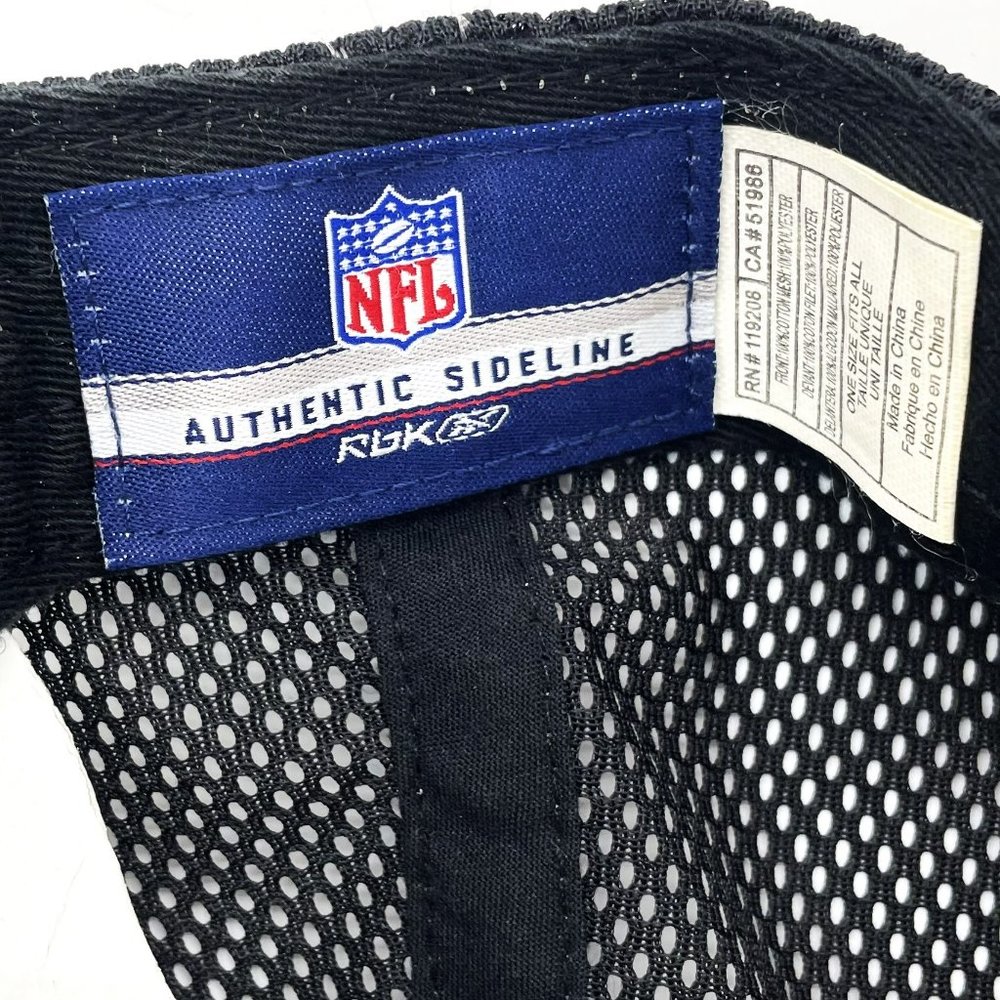 Jacksonville Jaguars NFL Reebok Mesh Back Adjustable One Size Baseball Cap Hat - Picture 6 of 6